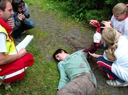 Hlídky mladých zdravotníků